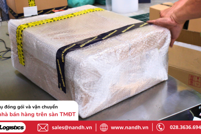 Dịch vụ đóng gói và vận chuyển cho nhà bán hàng trên sàn TMĐT