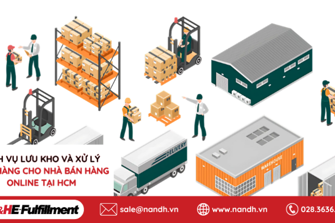 Dịch vụ lưu kho HCM và xử lý đơn hàng cho nhà bán hàng online