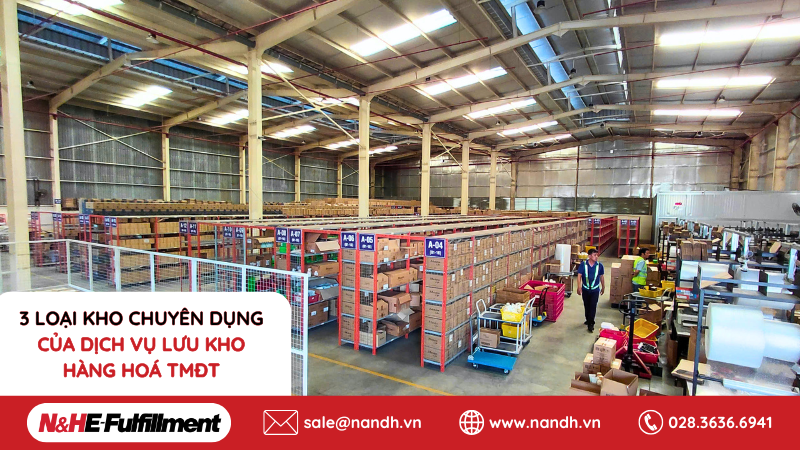 3 Loại Kho Chuyên Dụng Của Dịch Vụ Lưu Kho Hàng Hoá TMĐT