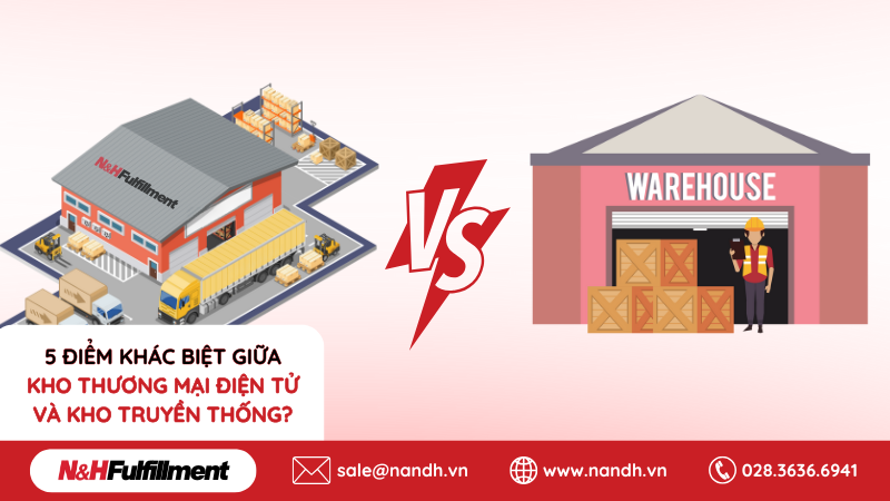 5 Điểm Khác Biệt Giữa Kho Thương Mại Điện Tử Và Kho Truyền Thống?