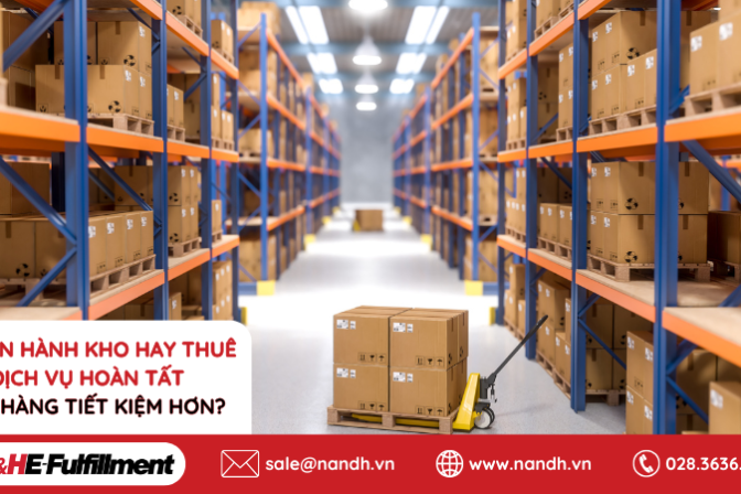 Tự Vận Hành Kho Hay Thuê Dịch Vụ Hoàn Tất Đơn Hàng Tiết Kiệm Hơn?