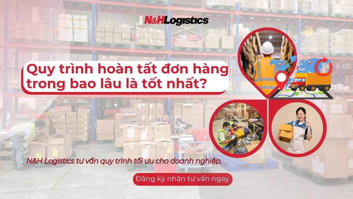 Quy trình hoàn tất đơn hàng trong bao lâu là tốt nhất?