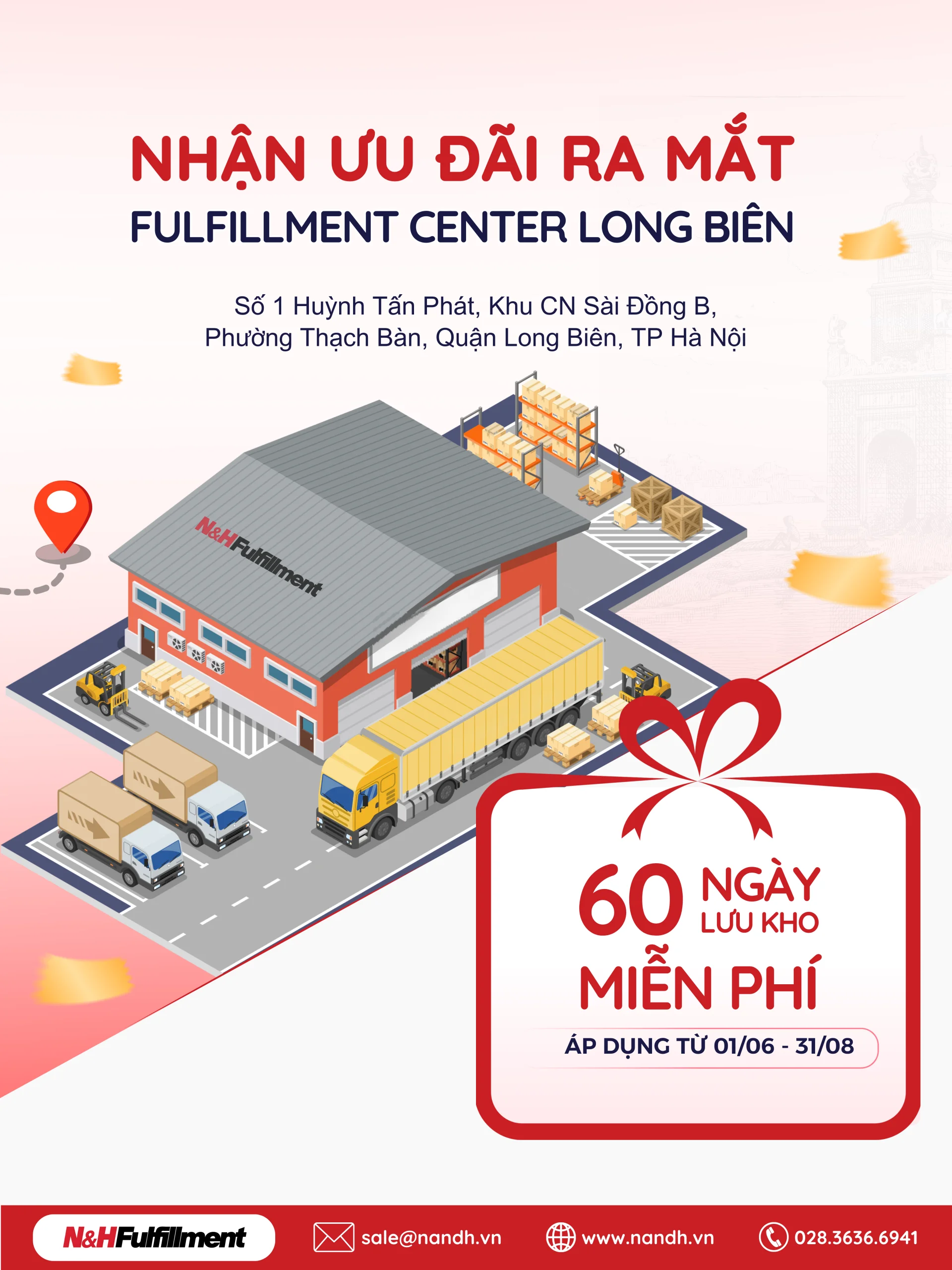 NHẬN NGAY ƯU ĐÃI RA MẮT FULFILLMENT CENTER LONG BIÊN